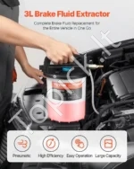 Pneumatinis Stabdžių Skysčio Keitimo Įrenginys, 3 L Talpa, Su 13 Jungčių - Image 2