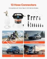 Pneumatinis Stabdžių Skysčio Keitimo Įrenginys, 3 L Talpa, Su 13 Jungčių - Image 4