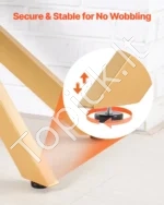 Prabangus Konsolinis Staliukas, Aukso Spalvos Metalas ir Grūdintas Stiklas. 114,3 x 45,7 x 76,2 cm - Image 6