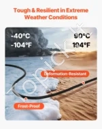 Ultra Ilgas 30,48 m Varinis Pramoninis Kabelis 10 AWG (6,0 mm²), 600 V, CPE Guma - Image 7