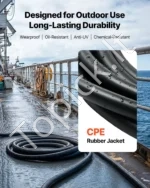 Ultra Ilgas 30,48 m Varinis Pramoninis Kabelis 10 AWG (6,0 mm²), 600 V, CPE Guma - Image 6