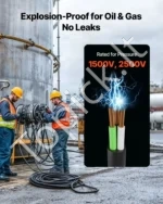 Ultra Ilgas 30,48 m Varinis Pramoninis Kabelis 10 AWG (6,0 mm²), 600 V, CPE Guma - Image 5