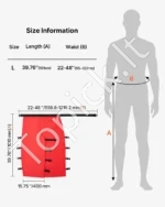 Prijuostės Stiliaus Pjovimo Apsaugos Kelnės, L Dydis, 101 cm Ilgis B Klasė, 8 Sluoksniai, 420D Nailonas  - Image 7