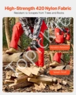 Prijuostės Stiliaus Pjovimo Apsaugos Kelnės, L Dydis, 101 cm Ilgis B Klasė, 8 Sluoksniai, 420D Nailonas  - Image 2