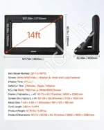 Pripučiamas Lauko Kino Ekranas Baltas HD 16:9 su Tyliu Ventiliatoriumi 3600 x 2380 mm - Image 5