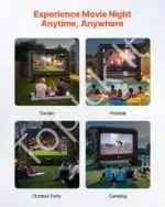 Pripučiama Lauko Kino ekranas Baltas, HD 16:9 3540 x 2900 mm - Image 4