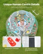 Pripučiamas Didelis Bumper (Zorb) Kamuolys: 150 cm Skersmuo, 0.8 mm PVC - Image 3
