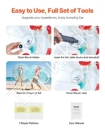 Pripučiamas Didelis Bumper (Zorb) Kamuolys: 150 cm Skersmuo, 0.8 mm PVC - Image 4