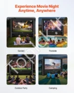 Pripučiamas Lauko Kino Ekranas Baltas HD 16:9 4760 x 3780 mm - Image 5