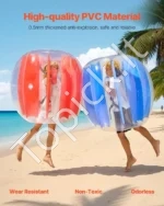 Pripučiami Bumper Kamuoliai, 120 cm Skersmens, 0.3 mm PVC, Dvigubas Rinkinys Paaugliams ir Suaugusiems - Image 2