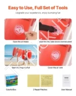 Pripučiami Sumo (Zorb) Kamuoliai Dvigubas Komplektas: 95 cm Skersmuo, 0.3 mm PVC, (2 vnt. Rinkinys) - Image 5