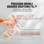 Profesionali Dvigubai Pinta Poliesterio Virvė Medžių Priežiūrai 19 mm x 67 m – 88,96 kN Trūkimo Jėga - Image 2