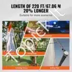 Profesionali Dvigubai Pinta Poliesterio Virvė Medžių Priežiūrai 19 mm x 67 m – 88,96 kN Trūkimo Jėga - Image 3