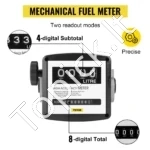 Profesionali Kuro Kolonėlė 220V, 40 L/min, 155W, Savaime Užsipildanti, Su Skaitikliu, Dyzelinas/Žibalas - Image 3