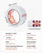 Profesionali Skaidri Pakavimo Juosta , 36 Ritinėliai, 47.8 mm x 59.436 m, Storis 0.068 mm - Image 7
