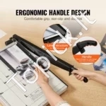 Profesionali Svertinė Popieriaus Giljotina 457 mm, 20 Lapų, 660 x 410 x 80 mm - Image 3