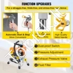 Profesionalus Aukšto Slėgio Beoris Dažymo Aparatas Su Ratukais, 2200 W, 3000 PSI, 2,0 L/min - Image 6