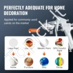 Profesionalus Dažymo Slėginis Bakas 15 Litrų Su Purškimo Pistoletu 4,0 mm, Slėgio Matuokliu - Image 3