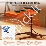 Profesionalus IR Džiovintuvas 6000 W, 48,5 x 54 cm, 0–400 ℃ (0–750 °F) Kontrolė - Image 2