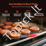 Profesionalus Kepimo Formų Rinkinys 10 Dalių, Anglinis Plienas, Juoda - Image 3