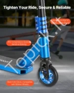 Profesionalus Paspirtukas Paaugliams: 67.4 x 54 x 79.6 cm, Aliuminis - Image 4