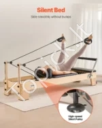 Profesionalus Pilates Reformeris, Medinis Rėmas, 240 x 73,5 x 199 cm, Iki 181,44 kg - Image 4