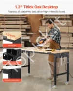 Profesionalus Reguliuojamas Darbastalis su Ratukais (1524 x 559 mm) - Image 4