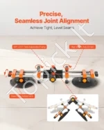 Profesionalus Reguliuojamas Siūlių Sujungėjas (2 vnt.), 152 mm Vakuumo Siurbtukai, 200 kg - Image 3