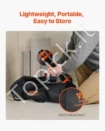 Profesionalus Siūlių Lygintuvas Stalviršiams (2 vnt.), 152 mm Vakuuminiai Siurbtukai, 240 kg, Nerūdijantis Plienas, Oranžinis, 435x155x110 mm - Image 6