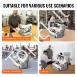 Profesionalus Terminio Įrišimo Aparatas, 400 Lapų (50 mm), A3/A4/A5, Plienas, 330 mm Ilgis - Image 5