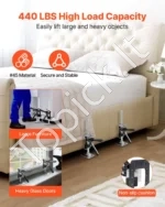 Profesionalūs Universalūs Rankiniai Pakėlėjai (2 vnt.), 200 kg, Kėlimas iki 165 mm, 2 Režimai, Plienas - Image 3