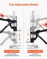Profesionalūs Universalūs Rankiniai Pakėlėjai (2 vnt.), 200 kg, Kėlimas iki 165 mm, 2 Režimai, Plienas - Image 4