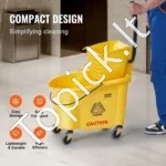 Profesionalus Valymo Kibiras su Šoniniu Gręžtuvu ir Ratais - Image 5