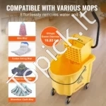 Profesionalus Valymo Kibiras su Šoniniu Gręžtuvu ir Ratais - Image 3