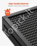 Siaura Programuojama LED Lenta 99×19 cm, P10 Pixeliai, Pilnai Spalvota Reklama su Bluetooth ir GIF, Lauko Sąlygoms - Image 6