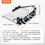 Rankinė Popieriaus Giljotina Svertinė A3/17 (431,8 mm), 400 Lapų Talpa, Metalinė - Image 6