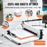 Rankinė Popieriaus Giljotina Svertinė A3/17 (431,8 mm), 400 Lapų Talpa, Metalinė - Image 2