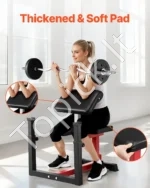 Reguliuojamas Bicepso Lenkimo Suoliukas (Preacher Curl), Plieno, Aukštos Kokybės, iki 200 kg - Image 5