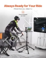 Reguliuojamas Dviračio Stalo Stovas su Trikojio Atrama - Image 2