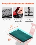 Reguliuojamas Hidraulinis Motociklo Keltuvas (Lift Jack) 544 kg, Kėlimo Aukštis 250–465 mm - Image 5