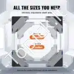 Reguliuojamas Kilnojamas Stovas Skalbimo Mašinai / Mini Šaldytuvui (181 kg) - Image 5