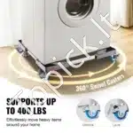 Reguliuojamas Kilnojamas Stovas Skalbimo Mašinai / Mini Šaldytuvui (181 kg) - Image 2