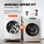 Reguliuojamas Kilnojamas Stovas Skalbimo Mašinai / Mini Šaldytuvui (181 kg) - Image 4