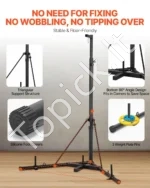 Reguliuojamas, Sustiprintas Bokso Maišo Stovas, Plienas, Maks. Apkrova 65 kg - Image 5