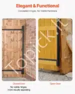 Reguliuojamas Universalus Vartų Rėmo Rinkinys  (1016-1829 mm) | Juodas Plienas | Lengvas Montavimas - Image 6