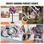 Reguliuojamo Aukščio Laimės Rato Stovas, 14 Spalvotų Skyrių, Rato Skersmuo 601 mm - Image 5