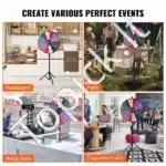 Reguliuojamo Aukščio Laimės Rato Stovas su Trikoju, 14 Segmentų, 61 cm - Image 5