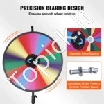 Reguliuojamo Aukščio Laimės Rato Stovas su Trikoju, 14 Segmentų, 61 cm - Image 2