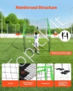 Reguliuojamo Aukščio Nešiojamas Tinklinio Treniruočių Tinklas - Image 5