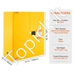 Saugos Spintelė Degiems Skysčiams (114 Litrų), 109.5 x 46 x 127.3 cm, Dvigubas Plienas - Image 2